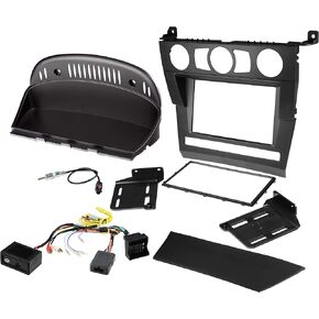 Scosche Complete Solutions Kit Compatible with 2004 to 2007 BMW 5-Series Vehicles with Quadlock Connection BW2380SRB