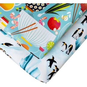 Jade&Kai 2-Pack Fitted Crib Sheets | Gently Made for Sensitive Skin | Premium Soft and Stretchy Viscose | Designed by Mamas (Eucalyptus & Forest Fairytale)