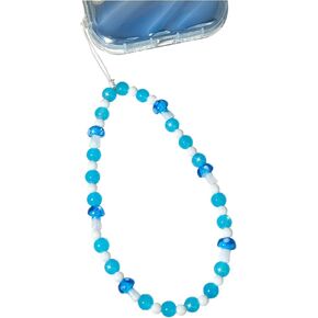 Phone charm Strap,Cute Handmade Cell Phone Charm Lanyard Wrist Strap Beaded Phone Case Accessories for Women Girls