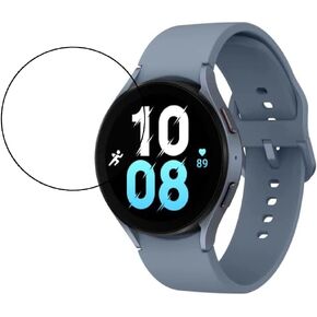 [2 PACK Full Coverage HD Clear Anti-Bubble Anti-Scratch for Clear Film Tempered Glass Screen Protector for Samsung Galaxy Watch 5 44MM