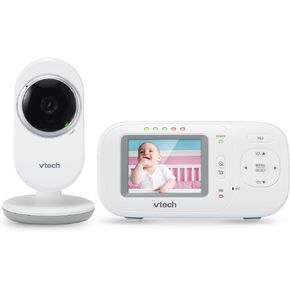 VTech VM320 2.4 Inch Digital Video Full-Color Baby Monitor with Automatic Night Vision, White