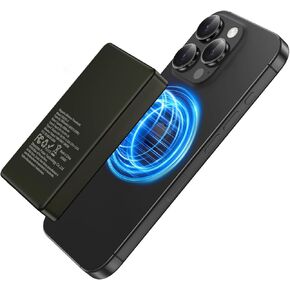 Wireless Portable Charger Magnetic Fast Charging for iPhone 16 Pro Max/16 Plus/16 Pro/16 15 Pro Max 14 13 12,10000mAh Power Bank 20W with USB C Cable for Goolge Pixel 9 Pro XL,Moto G Stylus/Power 2024