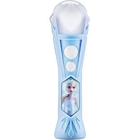eKids Disney Frozen 2 Toy Microphone for Kids with Built-in Music and Flashing Lights, Designed for Fans of Frozen Merchandise and Frozen Gifts for Girls in Kuwait