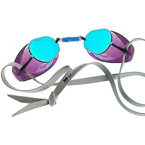 Original Swedish Mirrored Swim Goggles Silver