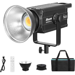 320W COB LED Video Light,Bi Color Silent Studio Lights with Bowens Mount,160000Lux/1m 2700K-6500K CRI 97+ Photography Lighting for Video Recording
