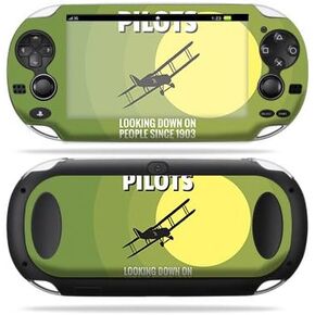 MightySkins Skin Compatible with Sony PS Vita – Pilots | Protective, Durable, and Unique Vinyl Decal wrap Cover | Easy to Apply, Remove, and Change Styles | Made in The USA