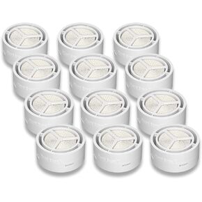HME Filter, Replacement Cartridges for ResMed HumidX, Compatible with Airmini CPAP Machine & P10 Nasal Pillows, N20 and N30 Nasal Masks, 12-Pack Cartridges