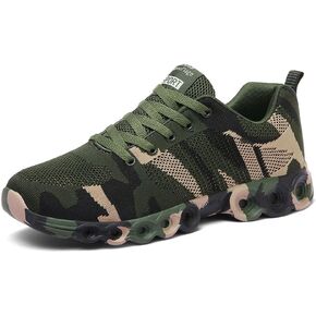 WILTENA Womens Mesh Camouflage Shoes Mens Non Slip Sports Running Tennis Sneakers Walking Shoes