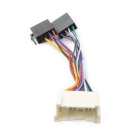 ISO Car Radio Stereo Power Harness Cable Wire Adapter to Compatible for Hyundai Santa Fe/Sonata Accent for Kia Soul Sportage Sorento