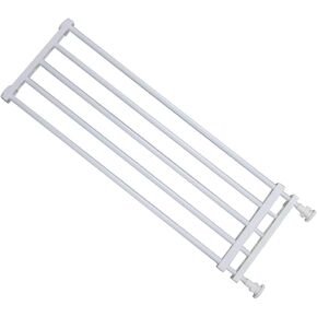Kisangel Expandable Dog Gate Kids Safety Gate Short Pet Fence Pet Gate Step Over for Indoor Doorway Staircases