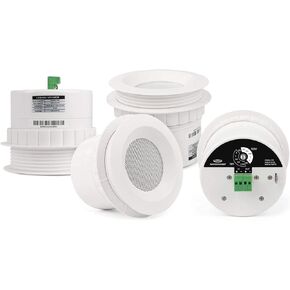 Pure Resonance Audio C3 3" Micro Ceiling Speakers with Easy-Mounting Ring (4-Pack)