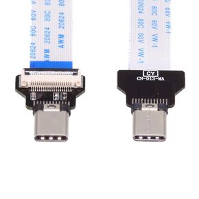 تشينيانغ USB C المضيف إلى المصغّر USB 2.0 5Pin الهدف البيانات شقة سليم FPC OTG كابل 13 سنتيمتر ل FPV قرص الهاتف المحمول