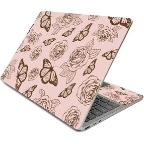 MightySkins Skin Compatible with Surface Laptop Go (2020) - Butterfly Garden | Protective, Durable, and Unique Vinyl Decal wrap Cover | Easy to Apply, Remove, and Change Styles | Made in The USA