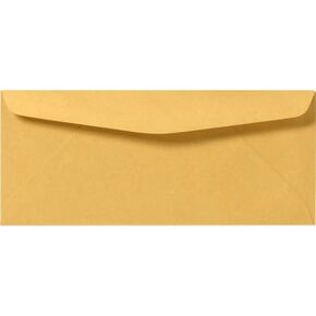 #12 Brown Kraft Regular Envelopes 28lb (4 3/4 X 11) - 50 Per Pack
