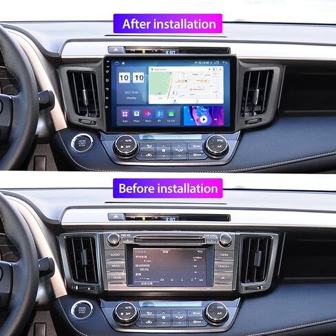 ستيريو راديو السيارة لتويوتا RAV4 2013-2018، Biorunn Android 12 10.1 بوصة ثماني النواة للسيارة GPS Navi Wireless Car-Play Android Auto Head Unit IPS Touch Screen BT FM AM RDS DSP، 4GB RAM 64GB ROM in Kuwait