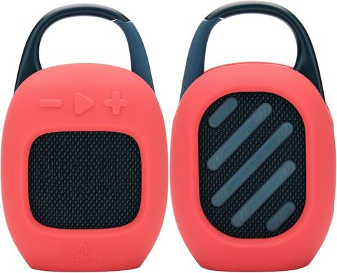 TXEsign Silicone Case Compatible with JBL Clip 5- Portable Bluetooth Speaker Stand Up Protective Carrying Case Cover for JBL Clip 5 (Black) in Kuwait