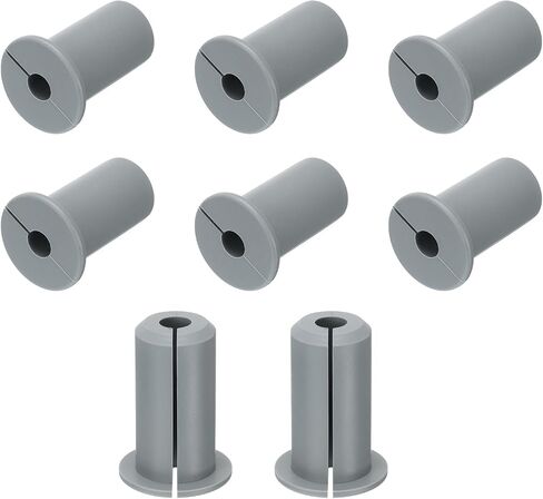 uxcell 8Pcs Wall Grommets for Cables 3/4 Inch Silicone Cable Wall Bushing Feed Through Cable Routing Kit Accessories Wall Cable Pass Through for Ethernet with 7mm Hole, White in Saudi Arabia