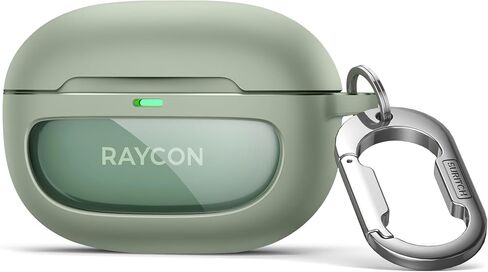 حافظة SURITCH لسماعات الأذن Raycon Everyday Earbuds (إصدار 2024)، حافظة مغناطيسية مقاومة للصدمات لسماعات الرأس Raycon Bluetooth True Wireless داخل الأذن، غطاء واقٍ مع قفل بغطاء مغناطيسي وحلقة تسلق، أسود in Saudi Arabia