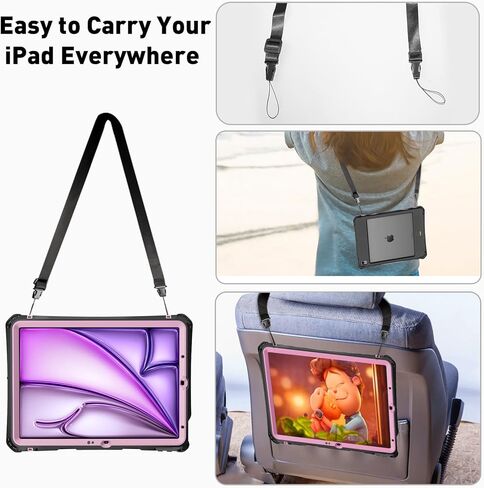 for iPad Air 11 Inch Case 2024, Waterproof Case for iPad Air 11 Inch M2 (6th Generation), Full Body Protection Case for iPad Air 5th/4th Gen (2022/2020) with Pencil Holder in Kuwait