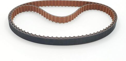 2-حزمة 148XL 037 أحزمة التوقيت، بني، تصميم مطور مانع للانزلاق، عرض الحزام 0.37 بوصة/9.4 مم، مناسب لآلات الختم، وآلات الخياطة، وآلات التعبئة والتغليف، وأجهزة الصنفرة، والمزيد in Kuwait