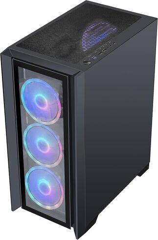 الكمبيوتر المكتبي للألعاب Apollo - AMD Ryzen 5 5600G 6-Core 3.9 جيجا هرتز - 1 تيرابايت M.2 NVMe SSD - 16 جيجابايت DDR4 3200-11AC Wi-Fi Windows 11 Pro كمبيوتر الألعاب in Saudi Arabia