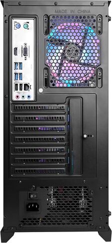 الكمبيوتر المكتبي للألعاب Apollo - AMD Ryzen 5 5600G 6-Core 3.9 جيجا هرتز - 1 تيرابايت M.2 NVMe SSD - 16 جيجابايت DDR4 3200-11AC Wi-Fi Windows 11 Pro كمبيوتر الألعاب in Saudi Arabia