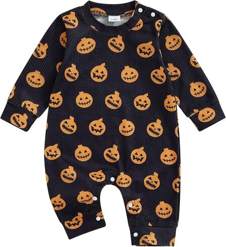 بدلة قفز للأطفال الرضع والصبيان والهالوين بأكمام طويلة من قطعة واحدة، ملابس للعطلات in Kuwait