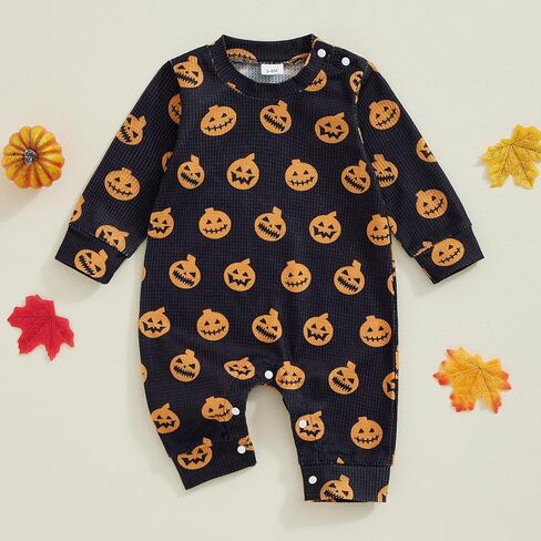 بدلة قفز للأطفال الرضع والصبيان والهالوين بأكمام طويلة من قطعة واحدة، ملابس للعطلات in Kuwait