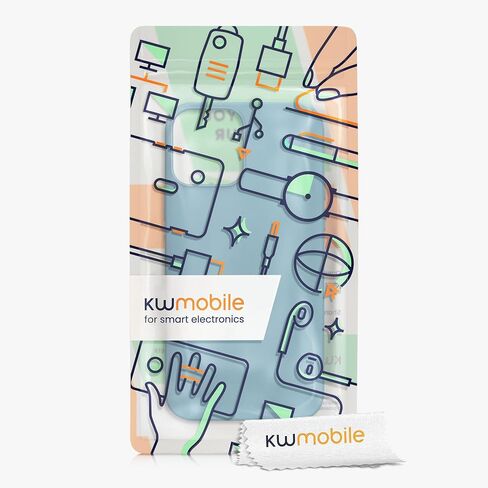حافظة kwmobile متوافقة مع حافظة Apple iPhone 12 Pro Max - غطاء هاتف من السيليكون TPU مع لمسة نهائية ناعمة - وردي فاتح in Saudi Arabia