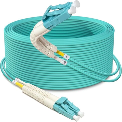 5-Pack Tighter Bend Radius Multimode Duplex OM3 Fiber Cable 15 Feet / 5m (40Gb 10Gb, LC to LC, 50/125 Fiber Optic Cable, Fiber Patch Cable) in Saudi Arabia