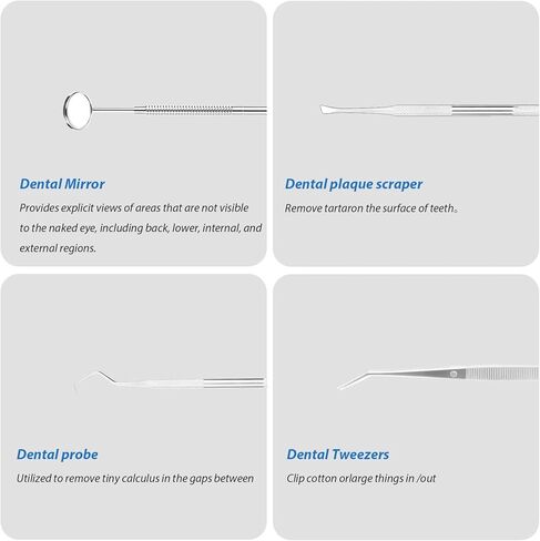 Dog Teeth Cleaning Kit Plaque Remover for Teeth - Pet Puppy Dental Toothbrush Tool-Ultrasonic Cleaner Brushing Care-Teeth Cleaning for Dogs, Dental Tools for Small Large Dogs,Black in Saudi Arabia
