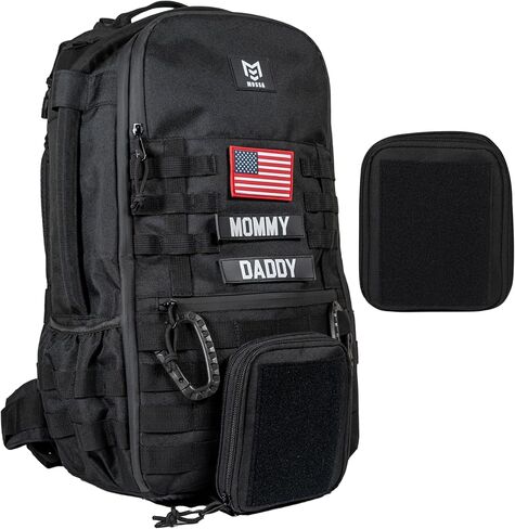 Mossa Diaper Bag Backpack,Waterproof Men's Backpack,Tactical Military Style,tactical Diaper Changing Mat,with tactical accessory bag in Saudi Arabia