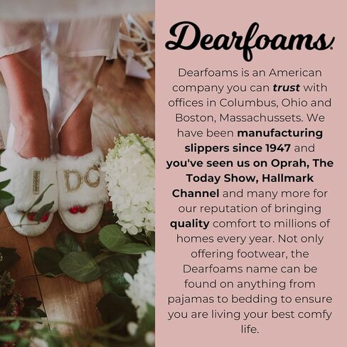Dearfoams Women's Christmas Gifts for Mom Cute Matching Family Pajama Mama Bear Slipper in Saudi Arabia
