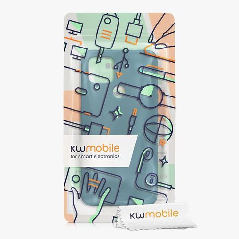 kwmobile Case Compatible with Google Pixel 4a 5G Case - Slim Protective TPU Silicone Phone Cover - Teal Matte in Kuwait