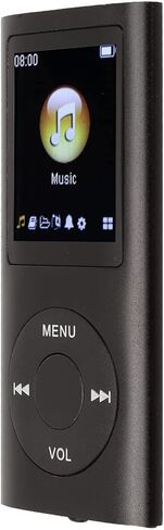 Tbest Mp3 Mp4 Players Mp3 Player Stylish Multifunctional Lossless Sound Slim 1.8 Inch LCD Sn Portable Mp3 Player (Silver) in Kuwait