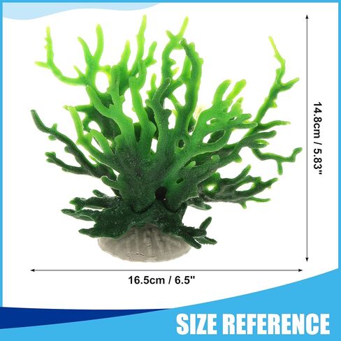 ديكور الشعاب المرجانية الملونة CAPASTEC، ديكور مرجاني صناعي صغير لديكورات حوض السمك، 6.5 × 5.83 بوصة (أبيض وردي) in Saudi Arabia