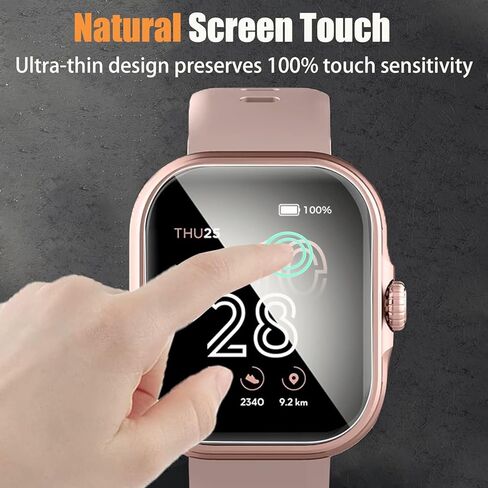 Compatible for Niolina Smart Watches Screen Protector, [6 Pack] Full Coverage TPU Clear Film Compatible for Niolina NX7 1.11 Inches Smart Watches (6 Pack) in Saudi Arabia
