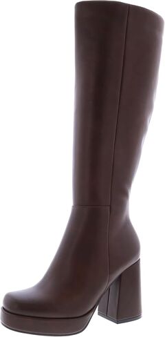 TruFox Knee High Platform Boots Chunky Heel Boots in Saudi Arabia