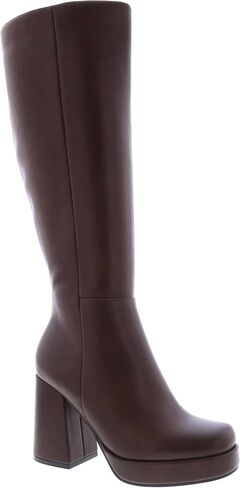TruFox Knee High Platform Boots Chunky Heel Boots in Saudi Arabia