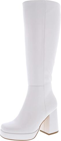 TruFox Knee High Platform Boots Chunky Heel Boots in Saudi Arabia