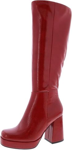 TruFox Knee High Platform Boots Chunky Heel Boots in Saudi Arabia