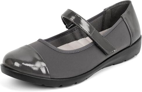 Women’s Orthopedic Mary Jane Flats Round Toe Comfortable Bunions Walking Shoes Dressy Orthotic Work Shoes with Arch Support in Saudi Arabia