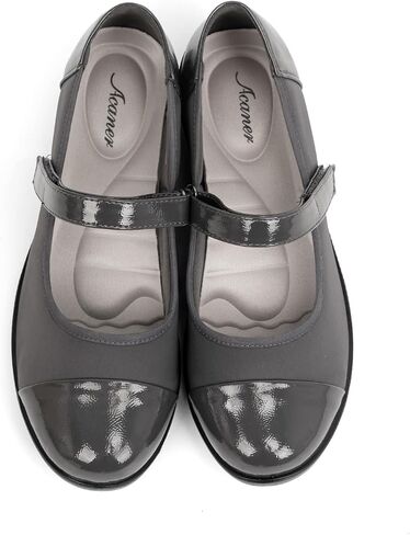 Women’s Orthopedic Mary Jane Flats Round Toe Comfortable Bunions Walking Shoes Dressy Orthotic Work Shoes with Arch Support in Saudi Arabia