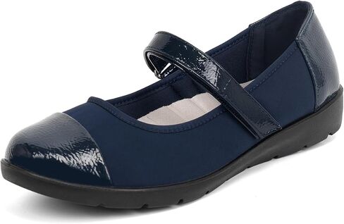 Women’s Orthopedic Mary Jane Flats Round Toe Comfortable Bunions Walking Shoes Dressy Orthotic Work Shoes with Arch Support in Saudi Arabia