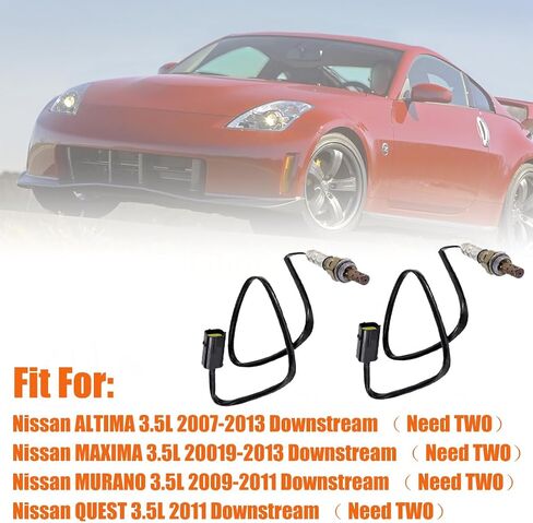 234-4380 O2 مستشعر الأكسجين نسبة الوقود إلى الهواء متوافق مع 2007-2012 Nissan Sentra 2.0L 2.5L Versa 1.6L 1.8L، مستشعر الأكسجين O2 لـ N-issan S-entra Versa 07-12 استبدال OE 226A0-JA10C، قطعة واحدة in Saudi Arabia