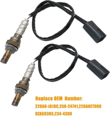 234-4380 O2 مستشعر الأكسجين نسبة الوقود إلى الهواء متوافق مع 2007-2012 Nissan Sentra 2.0L 2.5L Versa 1.6L 1.8L، مستشعر الأكسجين O2 لـ N-issan S-entra Versa 07-12 استبدال OE 226A0-JA10C، قطعة واحدة in Saudi Arabia