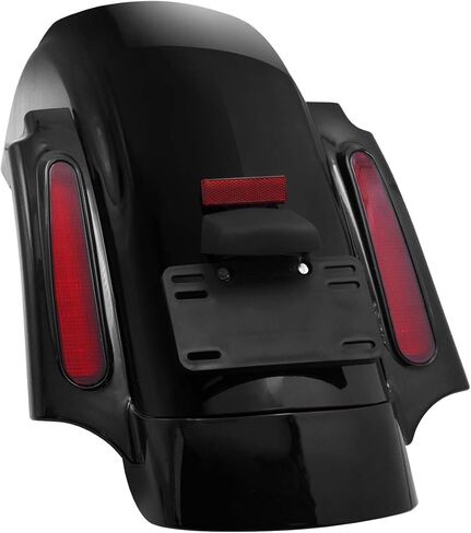نظام الحاجز الخلفي للدراجة النارية HDBUBALUS مع ضوء LED مناسب لدراجة Harley Touring Road Glide Electra Glide Street Glide 2009-2013 in Saudi Arabia