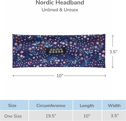 Skida Nordic Sport Running Headbands - Lightweight, Enhances Performance During Activities Yoga, Pickleball, Tennis, XC Skiing, Running, Soccer. Exercise with Flair and Comfort. in Saudi Arabia