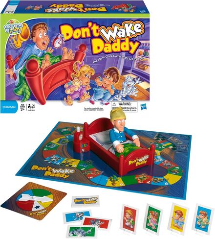 Hasbro Gaming Don't Wake Daddy Preschool Board Game for Kids Ages 3 and Up (Amazon Exclusive) in Saudi Arabia