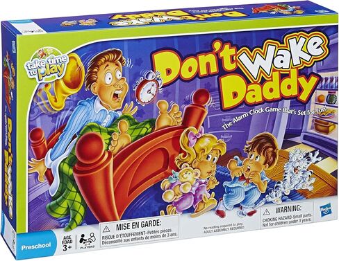 Hasbro Gaming Don't Wake Daddy Preschool Board Game for Kids Ages 3 and Up (Amazon Exclusive) in Saudi Arabia